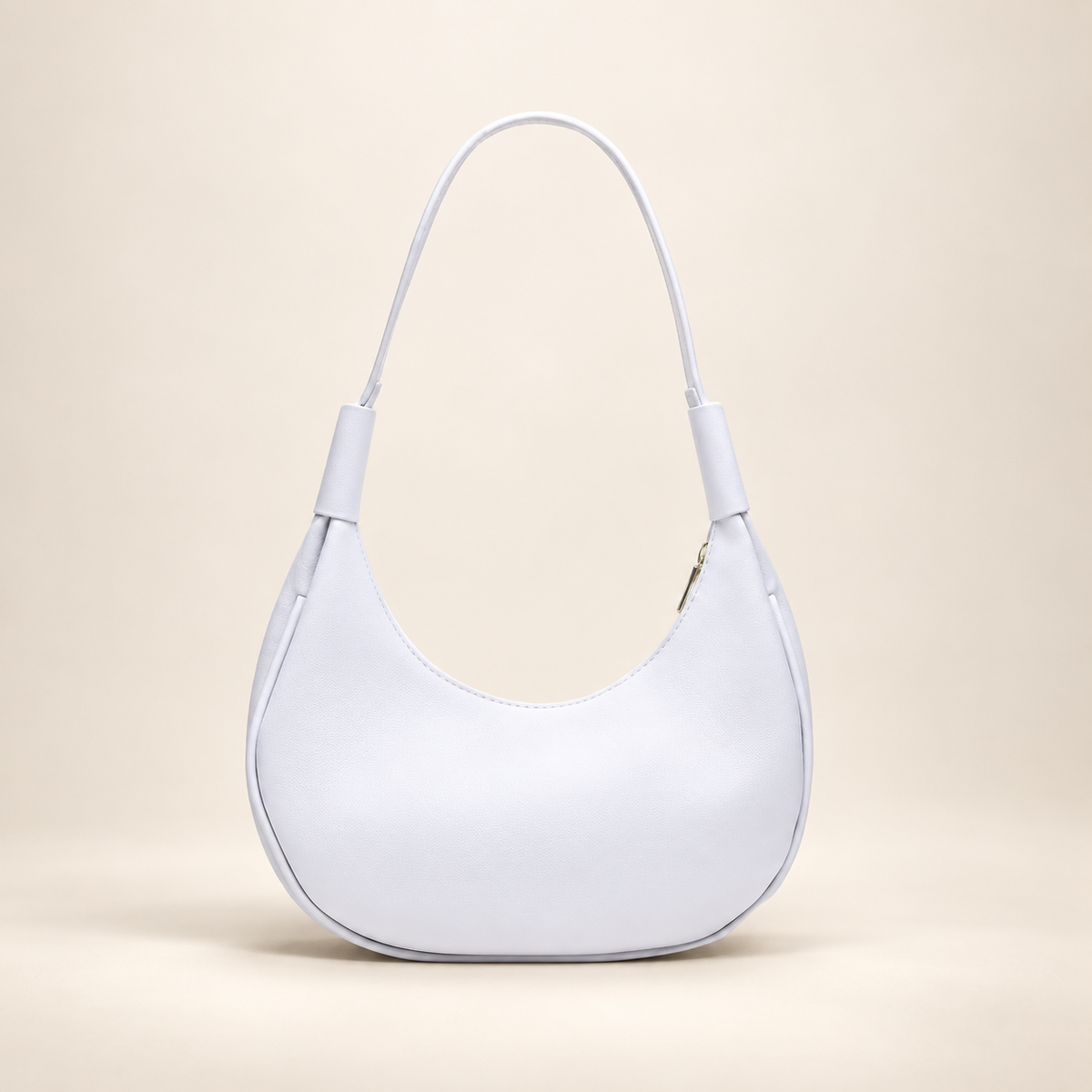 Bolsa Feminina Meia Lua – Bolsa de Ombro Feminina, Bolsa Pequena Casual com Zíper