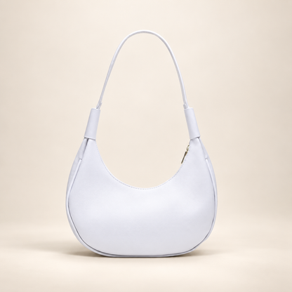 Bolsa Feminina Meia Lua – Bolsa de Ombro Feminina, Bolsa Pequena Casual com Zíper