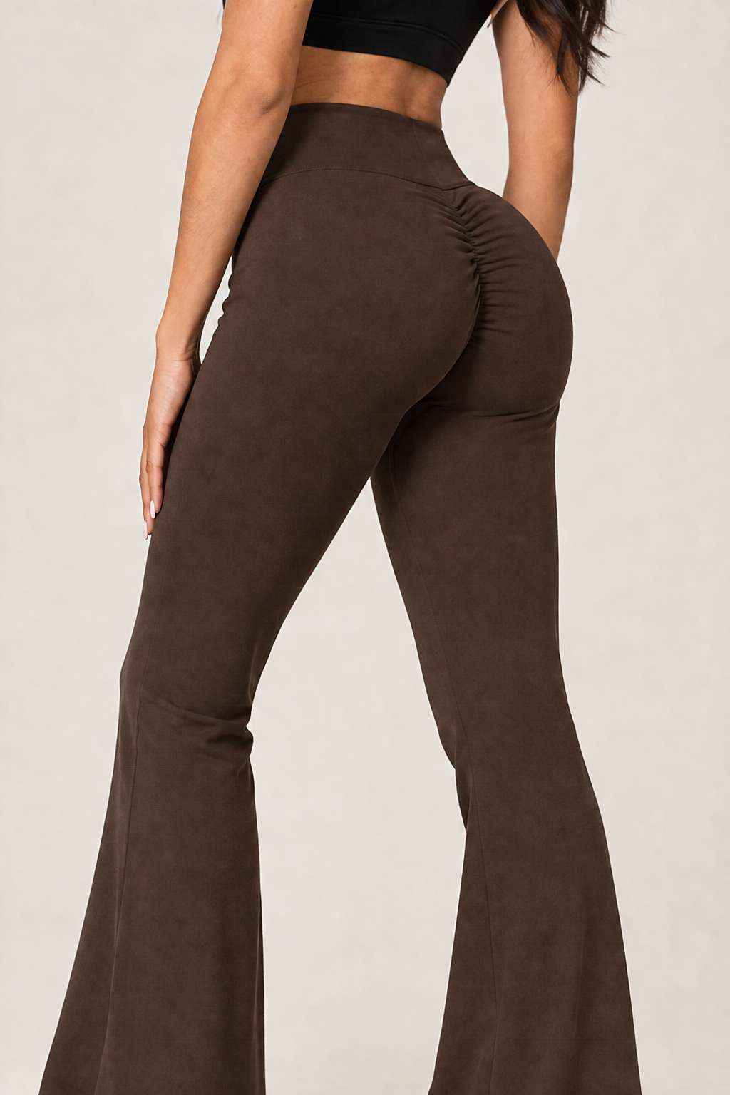 Women's High Waist Wide Leg Flare Leggings – Yoga, Gym & Workout Pants