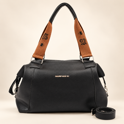 Bolsa Feminina Grande Berlim – Bolsa de Ombro Feminina, Bolsa Transversal com Abertura Ajustável