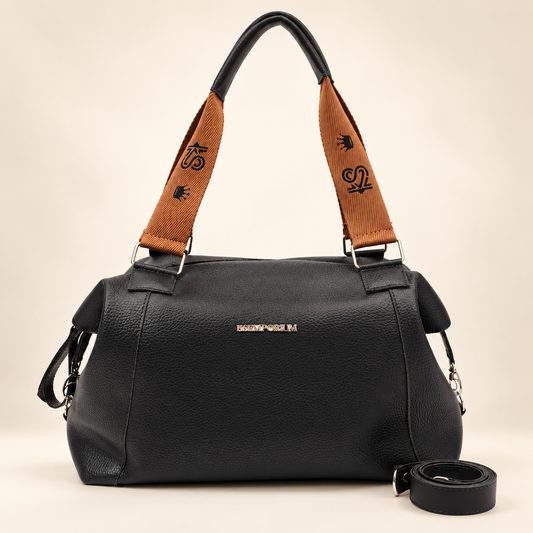 Bolsa Feminina Grande Berlim – Bolsa de Ombro Feminina, Bolsa Transversal com Abertura Ajustável