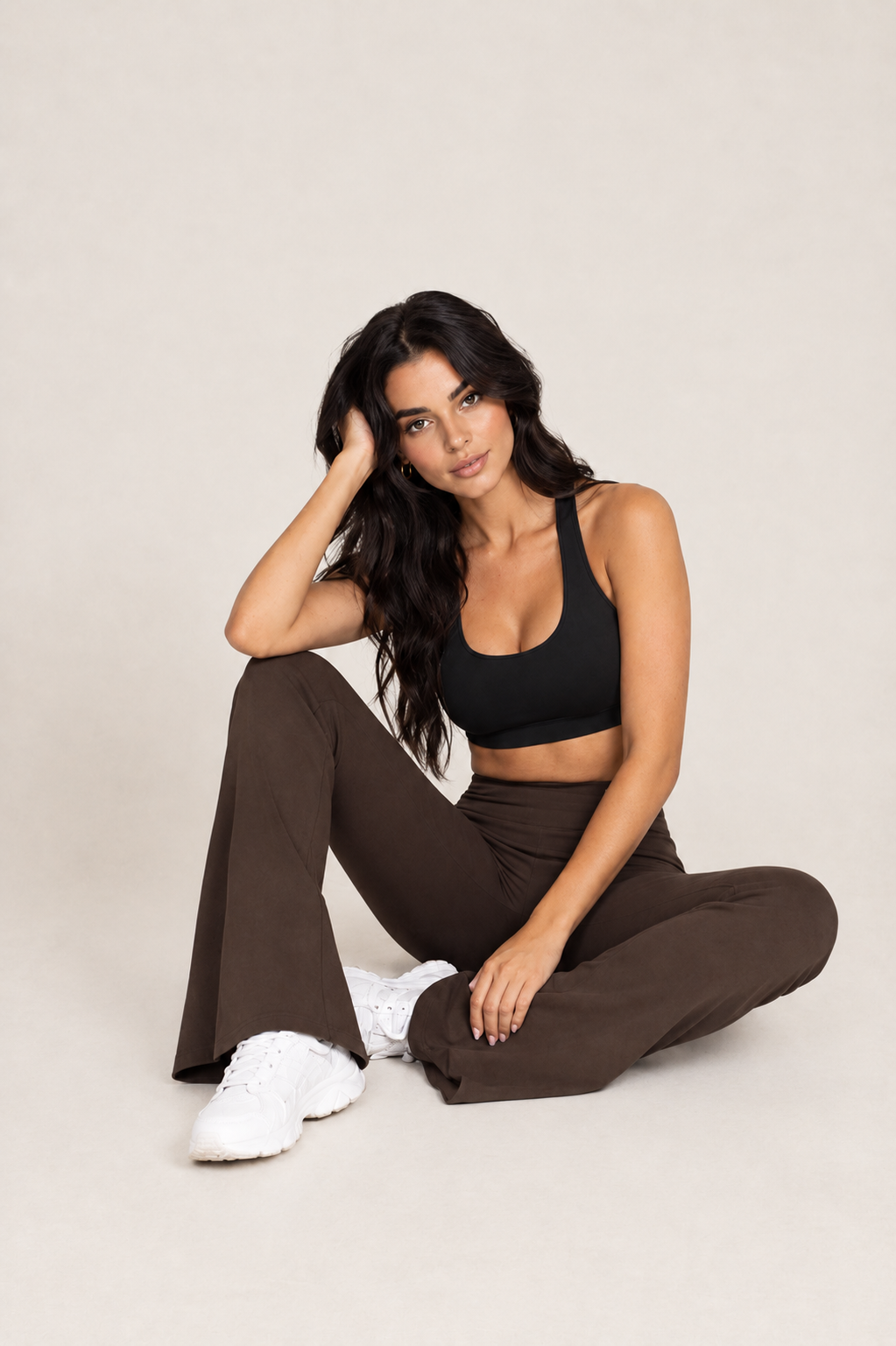 Women's High Waist Wide Leg Flare Leggings – Yoga, Gym & Workout Pants