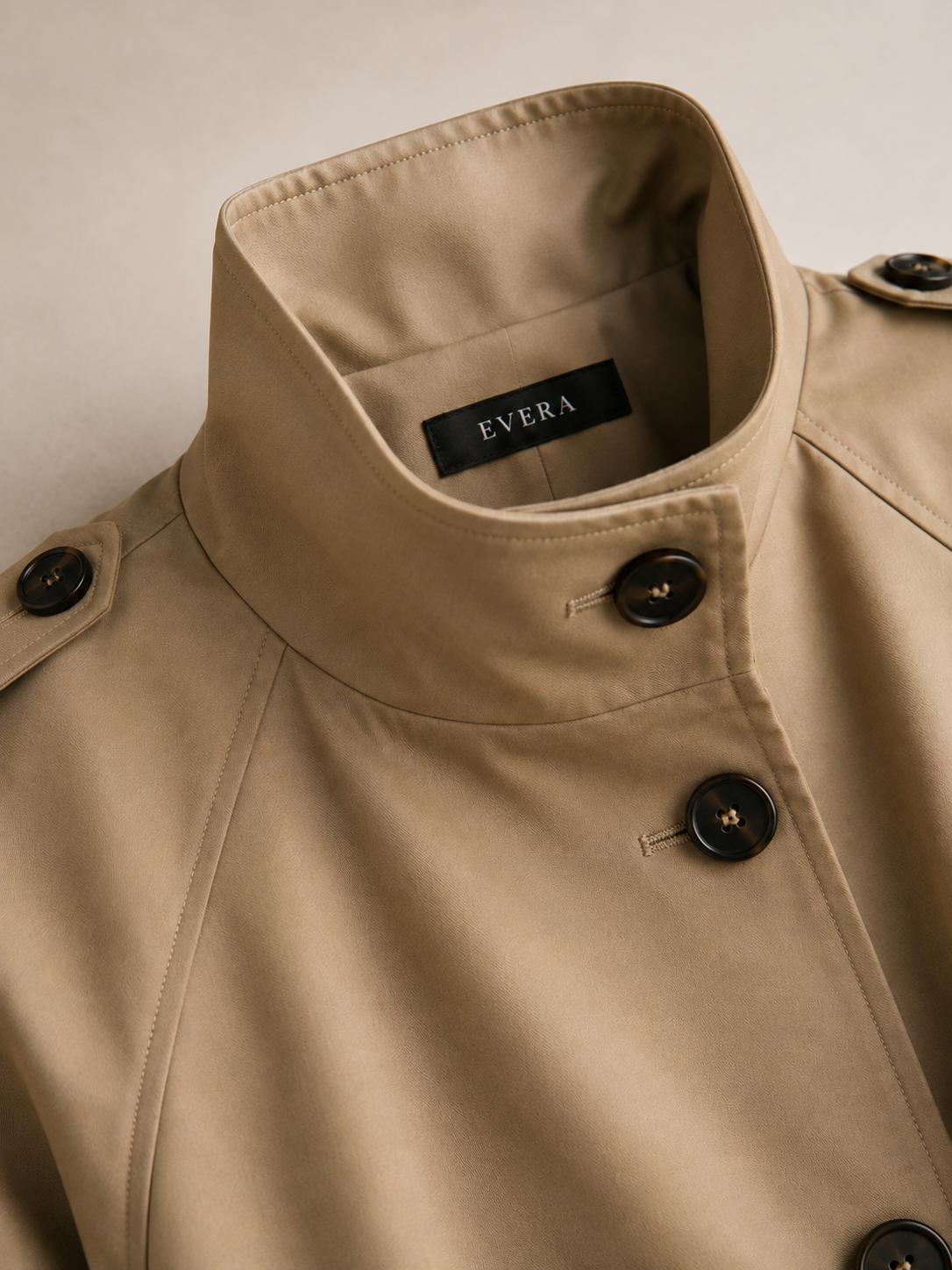 Women's Trench Coat Belted Lightweight Autumn Jacket