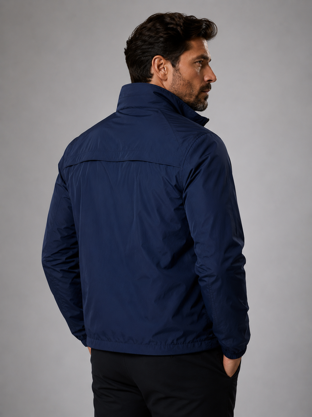 Jaqueta Corta-Vento Masculina Leve Respirável – Esportiva Outdoor com Zíper