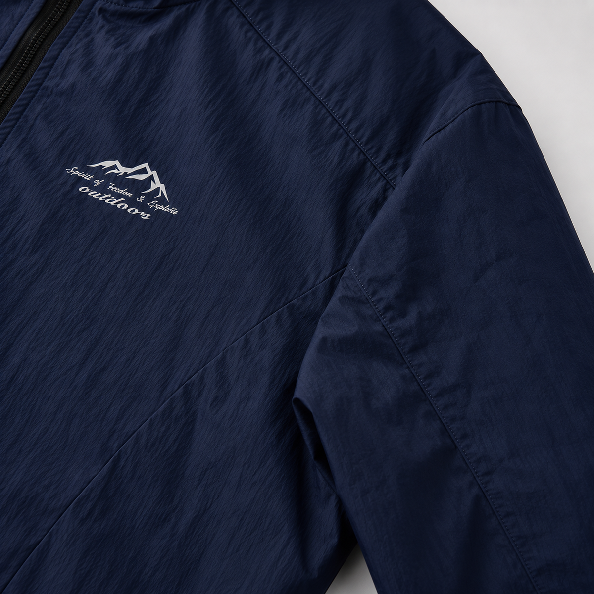 Jaqueta Corta-Vento Masculina Leve Respirável – Esportiva Outdoor com Zíper