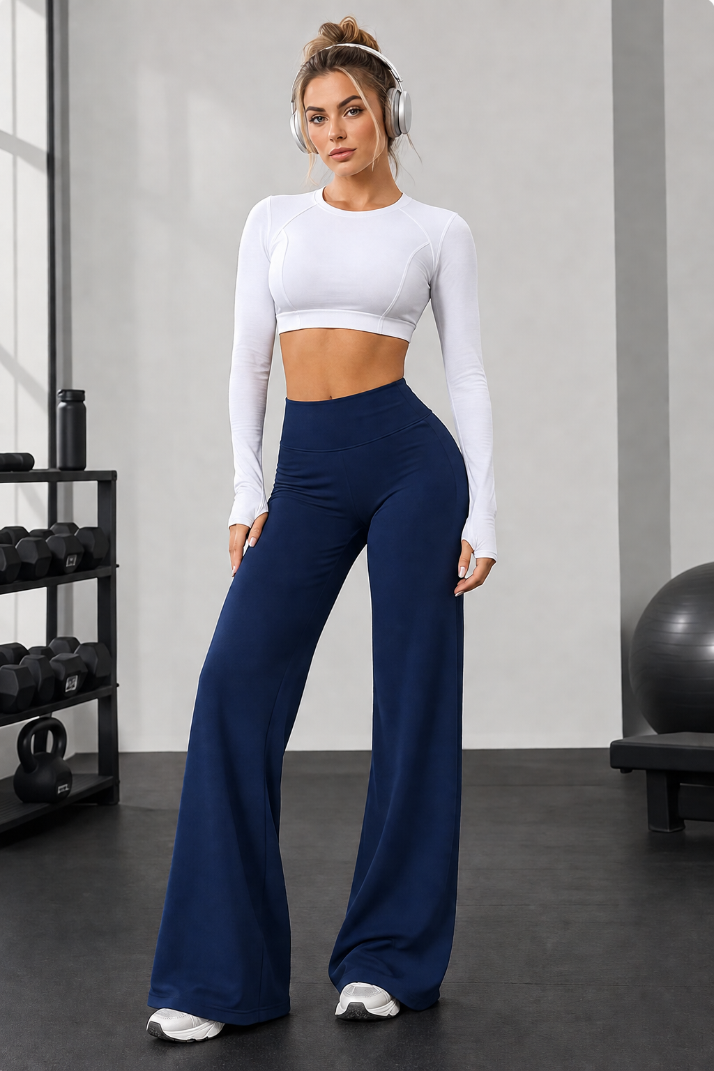 Women's Joggers – Soft Straight Leg Sports Pants | Yoga, Gym & Running Trousers, Lightweight Breathable Sweatpants
