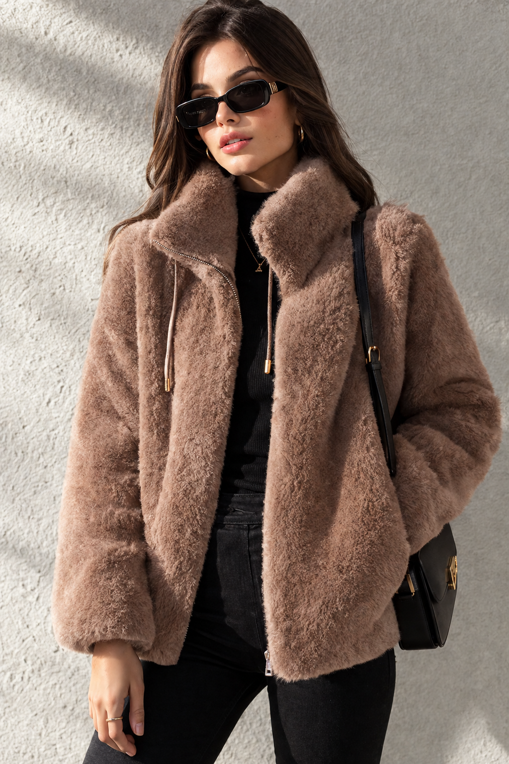 Women's Faux Fur Coat Faux Fur Jacket Teddy Coat Oversized Warm Winter