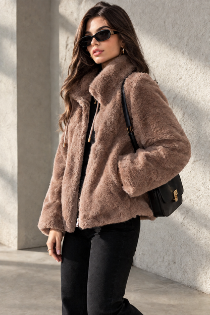 Women's Faux Fur Coat Faux Fur Jacket Teddy Coat Oversized Warm Winter