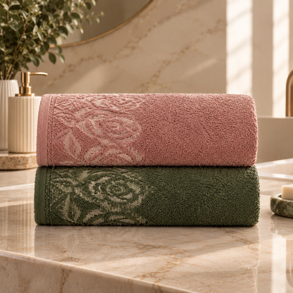 Kit 4 Toalhas de Banho Monique 100% Algodão 75x150 cm – Macia e Absorvente | EVERA