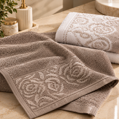 Kit 4 Toalhas de Banho Monique 100% Algodão 75x150 cm – Macia e Absorvente | EVERA