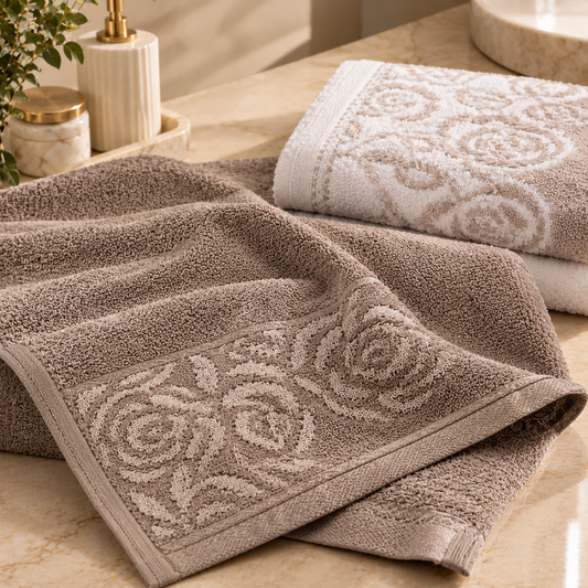Kit 2 Toalhas de Banho Monique 100% Algodão 75x150 cm – Macia e Absorvente | EVERA