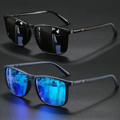 Polarized Square Sunglasses UV400 – Men's &amp; Women's Vintage Eyewear