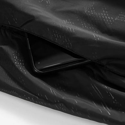 Men's Lightweight Water-Resistant Windbreaker Jacket – Packable Hooded Outdoor Jacket
