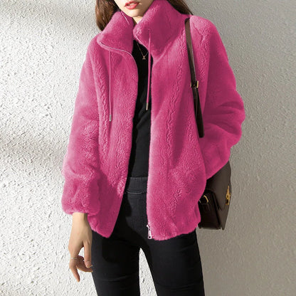 Women's Faux Fur Coat Faux Fur Jacket Teddy Coat Oversized Warm Winter