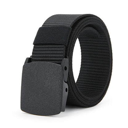 Tactical Nylon Belt – Quick Release Buckle Stretch Webbing for Men