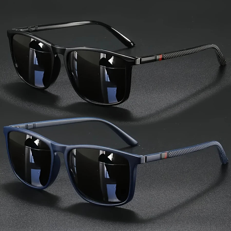 Polarized Square Sunglasses UV400 – Men's &amp; Women's Vintage Eyewear