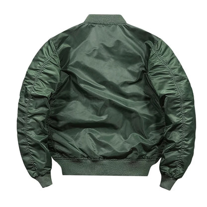 Men's Bomber Jacket – Zip-Up Varsity Style Casual Coat