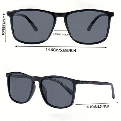 Polarized Square Sunglasses UV400 – Men's &amp; Women's Vintage Eyewear