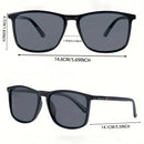 2/3pcs Luxury Square Vintage Cycling Sunglasses Men Women Fashion Travel Driving Fishing Sun Glasses Male Eyewear UV400