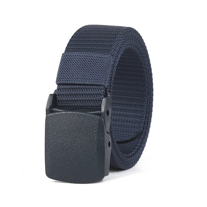 Tactical Nylon Belt – Quick Release Buckle Stretch Webbing for Men