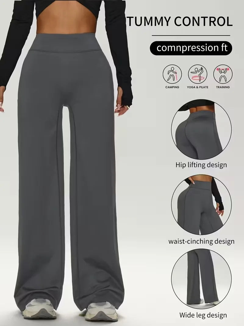 Women's Joggers – Soft Straight Leg Sports Pants | Yoga, Gym & Running Trousers, Lightweight Breathable Sweatpants