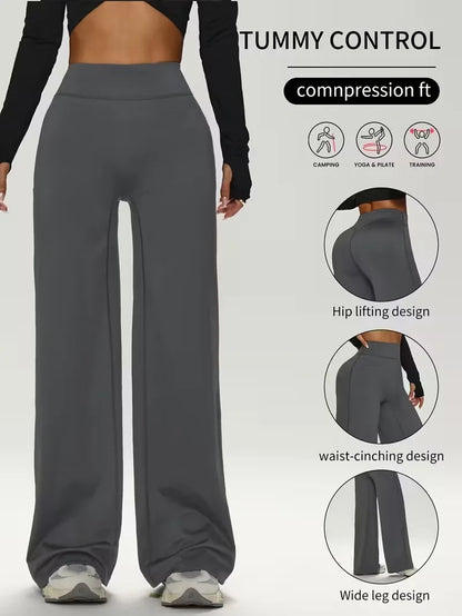 Women's Joggers – Soft Straight Leg Sports Pants | Yoga, Gym & Running Trousers, Lightweight Breathable Sweatpants