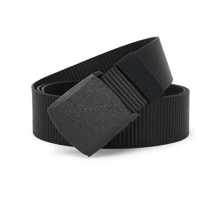 Tactical Nylon Belt – Quick Release Buckle Stretch Webbing for Men