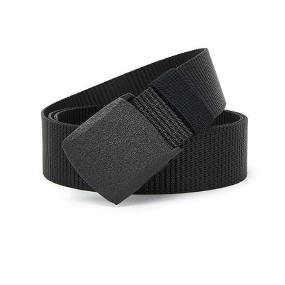Tactical Nylon Belt – Quick Release Buckle Stretch Webbing for Men
