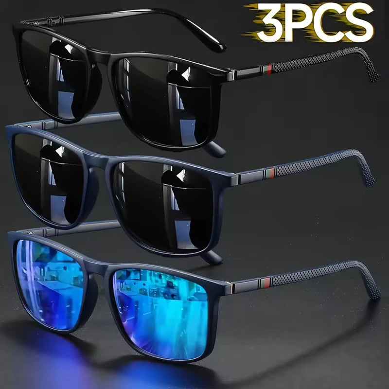 Polarized Square Sunglasses UV400 – Men's &amp; Women's Vintage Eyewear