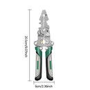 Foldable Wire Stripper, Pulley Design Multi-Function Electrician Wire Splitter Wire Winding Pliers Crimping Pliers Hand Tool