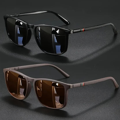 Polarized Square Sunglasses UV400 – Men's &amp; Women's Vintage Eyewear