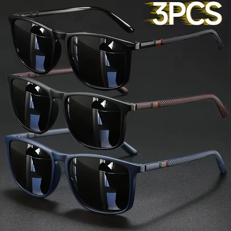 Polarized Square Sunglasses UV400 – Men's &amp; Women's Vintage Eyewear