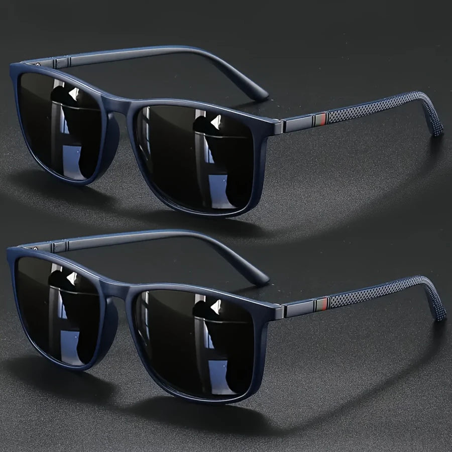 Polarized Square Sunglasses UV400 – Men's &amp; Women's Vintage Eyewear