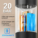 Rechargeable Wireless Portable Espresso Maker 3-in-1 Capsule Powder Coffee Machine Electric Travel Coffee Brewer For Car Camping