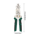 Foldable Wire Stripper, Pulley Design Multi-Function Electrician Wire Splitter Wire Winding Pliers Crimping Pliers Hand Tool