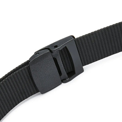Tactical Nylon Belt – Quick Release Buckle Stretch Webbing for Men