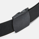 Causal Men Women Belt Quick Release Buckle Tough Stretch Tactical Nylon Belts 120cm Solid Trend Hiking Waistband