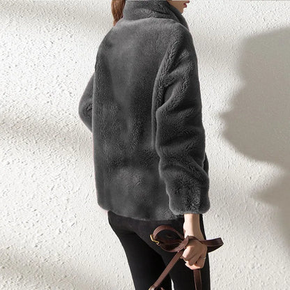 Women's Faux Fur Coat Faux Fur Jacket Teddy Coat Oversized Warm Winter