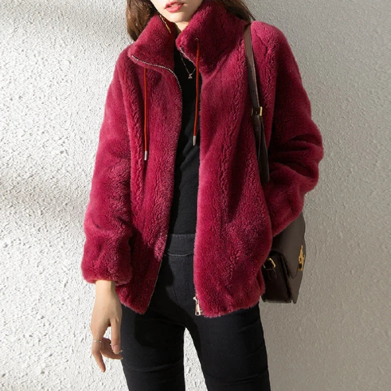 Women's Faux Fur Coat Faux Fur Jacket Teddy Coat Oversized Warm Winter