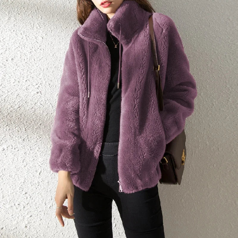 Women's Faux Fur Coat Faux Fur Jacket Teddy Coat Oversized Warm Winter