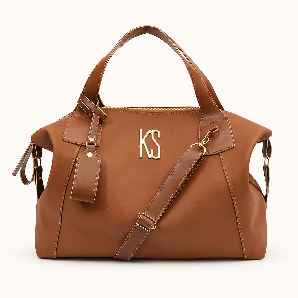Bolsa Milão Basic caramelo — EVERA