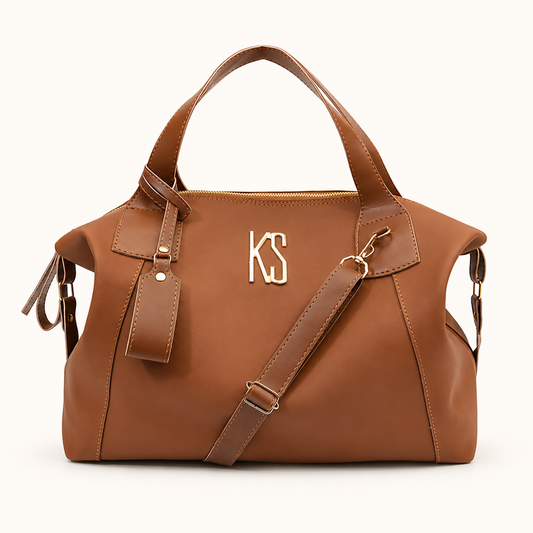 Bolsa Milão Basic caramelo — EVERA