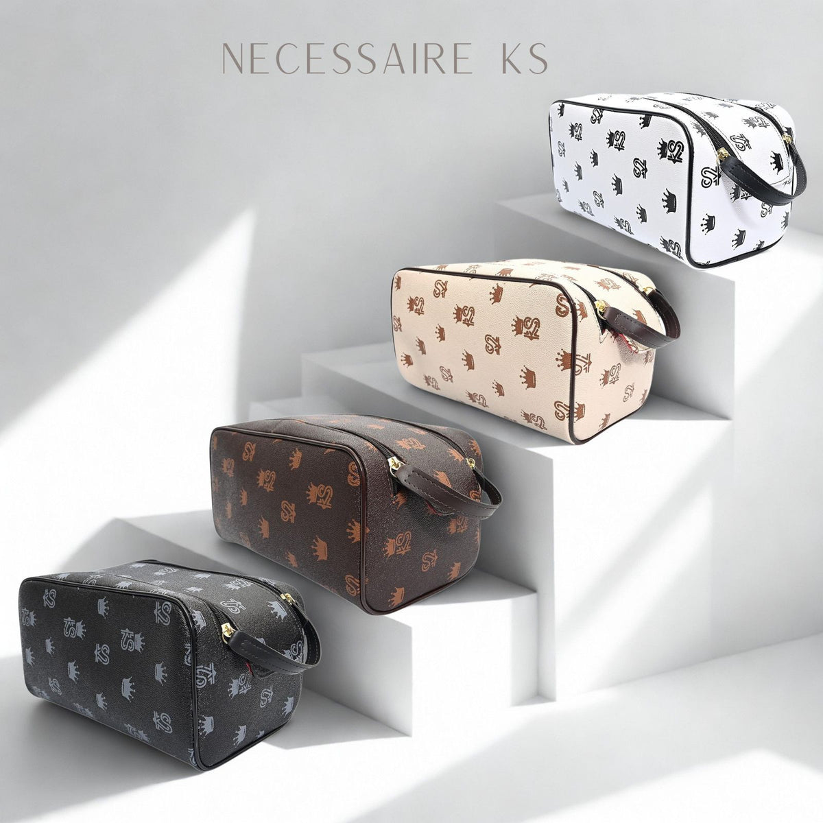 Necessaire feminina KS multiuso em diversas cores EVERA